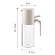 thumbnail image 5 of Dispensador de aceite de oliva en spray de 250 ml, utensilios de cocina, vidrio versátil. Beige, 5 of 6