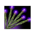 thumbnail image 2 of Battery Operated LED Light String Set, 15 Bulb, Purple, 2 of 3