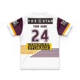 thumbnail image 3 of 2024 Brisbane Broncos Kids Home / Away / Training Rugby Jersey Size  16-26 （Print Custom Name Number）, 3 of 3