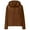 Brown, variant on Enjoytime Jackets for Women Solid Color Fashion Long Sleeve Zipper Neck Jacket Outerwear Workwear Office Winter Women Coats