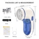 thumbnail image 3 of Quitapelusas eléctrico inalámbrico myvepuop con 2 pilas de repuesto, recargable por USB, para ropa, suéteres, despelusilla, recortador, elimina pelusas y pelusas de forma eficiente, color azul, talla, 3 of 6