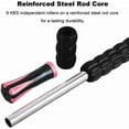 thumbnail image 5 of Muscle Roller Stick for Athletes - Body Massage Roller Stick - Release Myofascial Trigger Points Reduce Muscle Soreness Tightness Leg Cramps & Back Pain for Physical Therapy & Recovery (Pink), 5 of 14