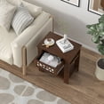 thumbnail image 4 of Gymax Side End Table Nightstand w/ Drawer Wood for Living Room Bedroom Rustic Brown, 4 of 10