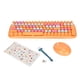 thumbnail image 1 of Combo de teclado y ratón Tecnología inalámbrica 2,4 G Ahorro de energía inteligente Transmisión a larga distancia Teclado y ratón Mezcla de naranja vibrante, 1 of 14