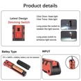thumbnail image 4 of Car Repair COB LED Work Light Dimmable USB Rechargeable LED Flashlight Inspection Lamp with Magnetic Hook Power Bank Torch (A), 4 of 7