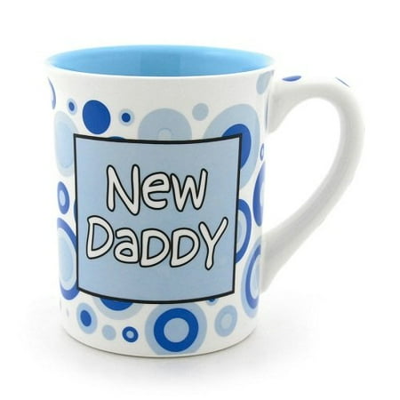 

Enesco 4029366 Our Name Is Mud by Lorrie Veasey New Daddy Mug 4-1/2-Inch