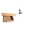 thumbnail image 1 of Estante Flotante De Pared Con Cajón Y Compartimento, Escultura Abstracta De Pensador, Figura Decorativa Para Decoración Del Hogar, Dormitorio, Apartamento, Oficina, Armario, Estantería,, 1 of 8