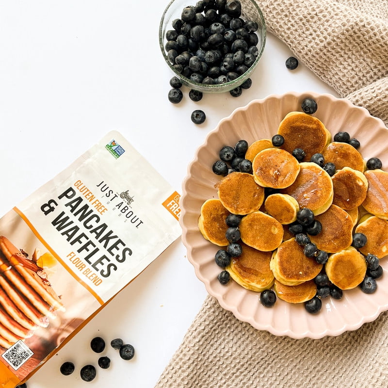 Just About Foods Gluten Free Pancakes and Waffles Flour Blend 1 lb