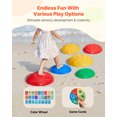 thumbnail image 3 of VEVOR Turtle Balance Stepping Stones,6 PCS, Up to 220 lbs Kids Turtle Jumping Stones Steps Stones, Toddler Obstacle Course Coordination Game Toys Indoor or Outdoor Play for Children Aged 3 4 5 6 7 8+, 3 of 9