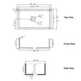 thumbnail image 2 of ALFI brand ABF3018 30" White Thin Wall Single Bowl Smooth Apron Fireclay Kitchen Farm Sink, 2 of 10
