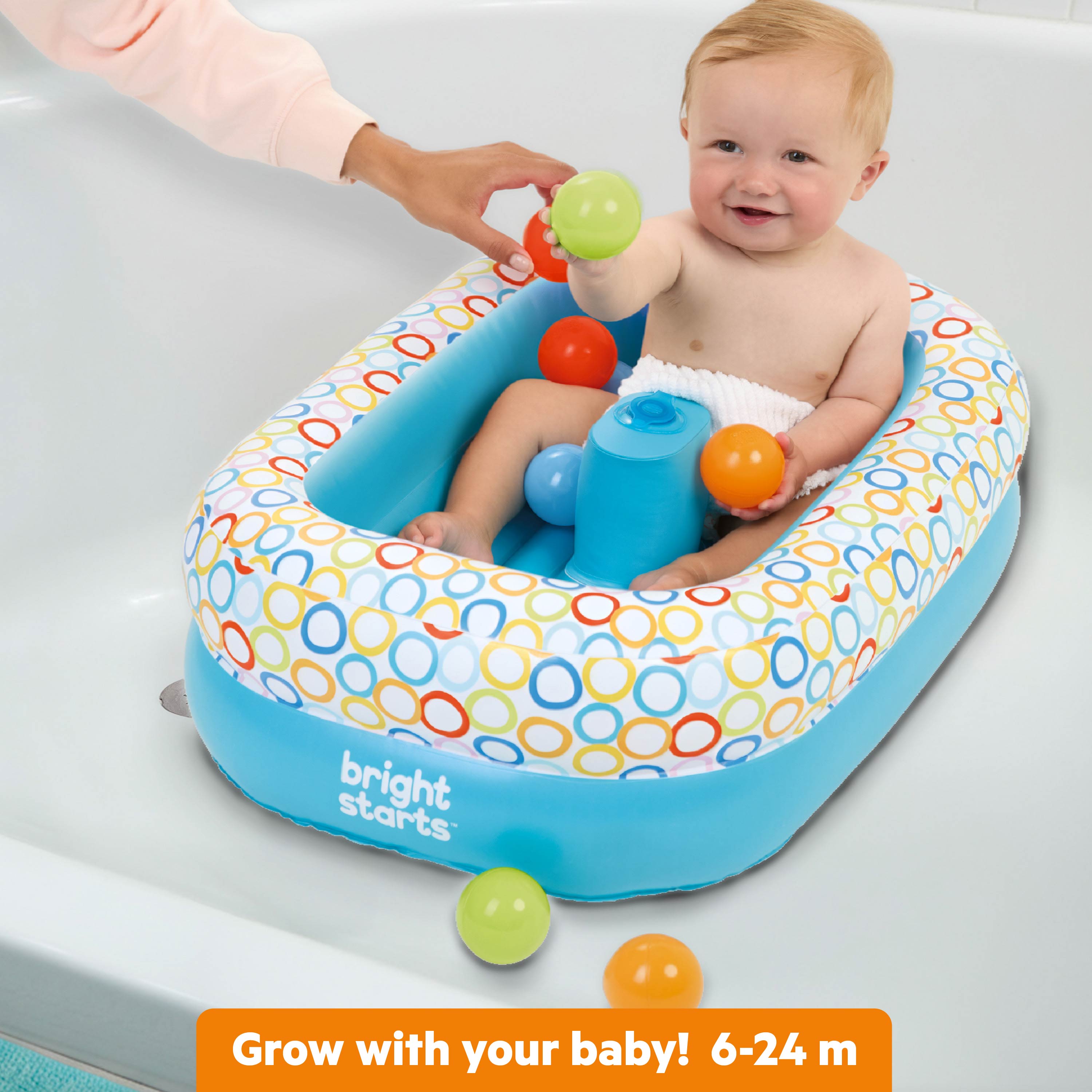 Bright Starts Bathe & Giggle 2-in-1 Inflatable Tub and Ball Pit photo 6