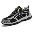 thumbnail image 3 of Bmisegm Espadrilles pour Hommes Espadrilles de Randonnée Chaussures de Marche Légères pour l'Extérieur Chaussures de Course Non Étanches pour un Randonnée Confortable Chaussures pour Hommes Espadrilles Noires 9, 3 of 9