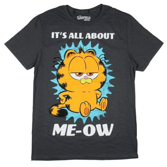 Garfield Men's It's All About Me-ow Adult Short Sleeve T-Shirt