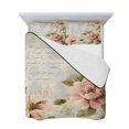 thumbnail image 7 of Farmhouse Pink Floral Full Size Down Alternative Comforter, Lightweight Comforter Quilt Bedding Set with Pillow Shams Spring Vintage Botanical Flowers All Seasons Bed Comforter Duvet Insert 78"x90", 7 of 7