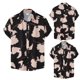 thumbnail image 5 of Camisas Vaqueras Para Hombre Manga Larga Camisa de solapa de manga corta con estampado suelto de moda de verano para hombre (Black, M), 5 of 7