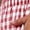 Red, variant on HongQid Women's Gingham Plaid Capri Pants Elastic Waist Cropped Trousers with Side Slit and Button Detail