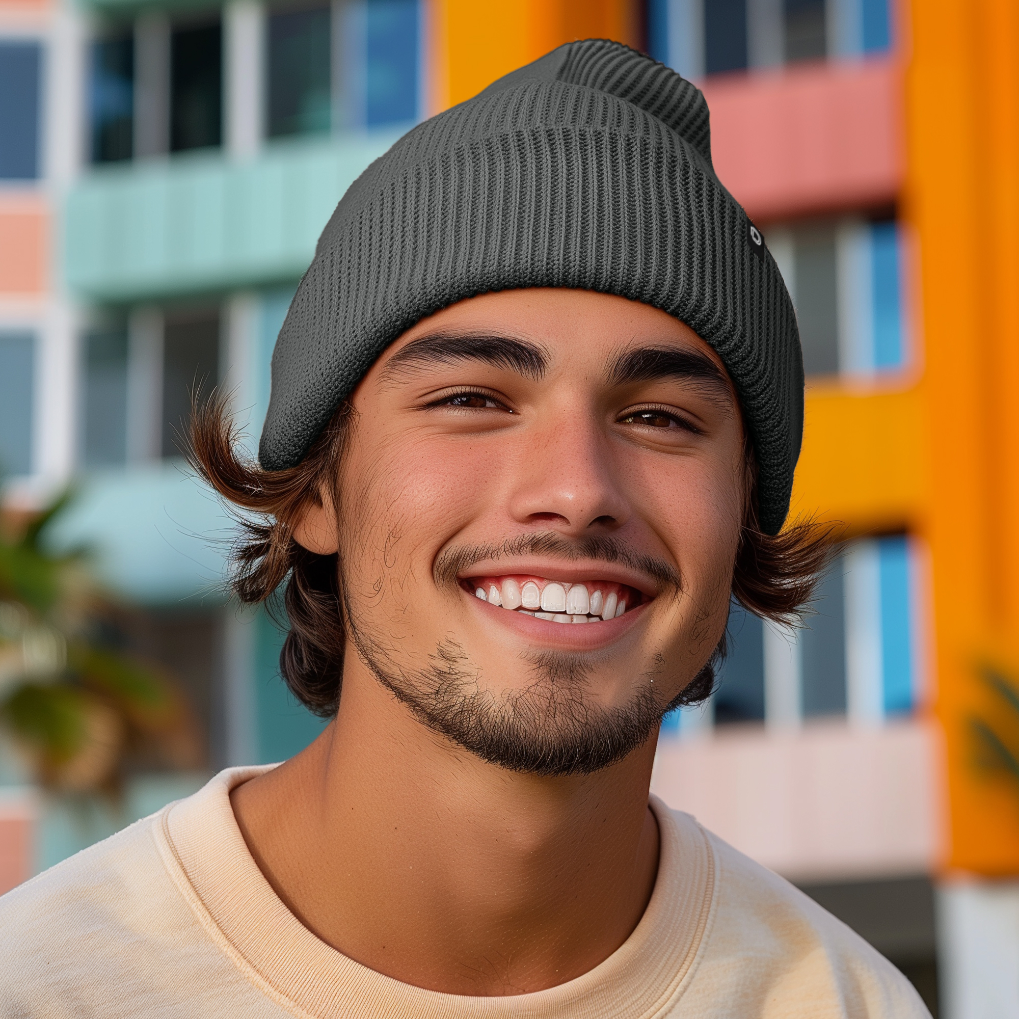 Dalix Beanie Soft Knit 3 Pack Stretch Skully Warm Winter Ski Asphalt Gray Periwinkle Navy Blue