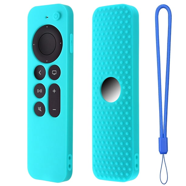 Para Apple TV 4K 6th Stick Remote Funda protectora de silicona con correa