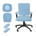 thumbnail image 1 of Funda para Silla de Oficina con Reposabrazos para Silla de Computadora, Sillas de Escritorio Azul Cielo, 1 of 6