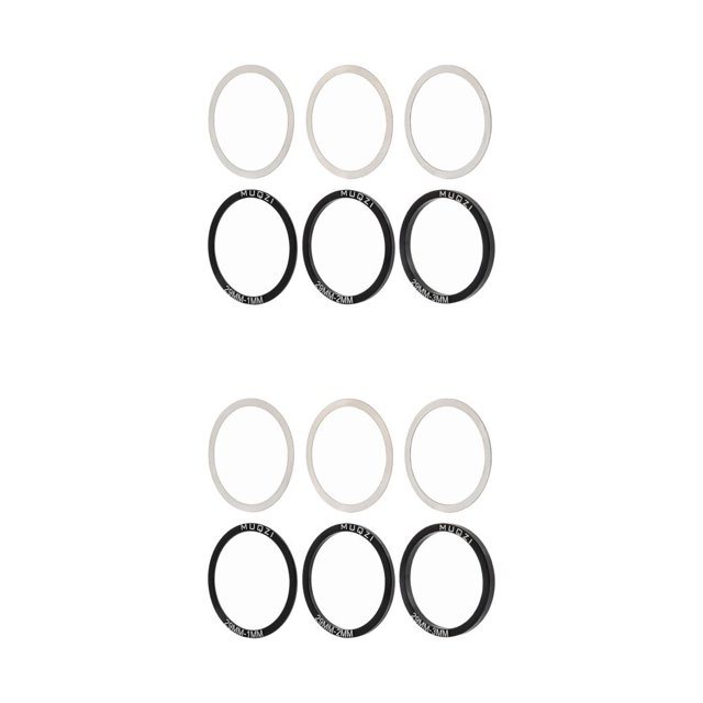 Advancent Juego de 6 soportes inferiores para bicicleta de 24/29/30mm para BB86 91 92 PF30 BB30 29mm Type1 NO1
