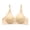 Beige-1, variant on Aofany Women's Plus Size Wireless Bra Full Cup Lift Bras for Women No Underwire Push Up Shaping Wire Free Everyday Bra