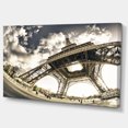 thumbnail image 2 of Paris Eiffel Towerin Matin d'Hiver Ensoleillé - Impression sur Toile Extra Grand, 2 of 4