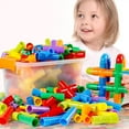 thumbnail image 3 of Zozoplay Vástago Juguete de Aprendizaje Tubos Tubulares, Caños y Juntas 96 Piezas Construir Tanque de Bicicleta Scootie Moter Habilidades Diseños Infinitos Juego de Bloques de Construcción Educativos, 3 of 5