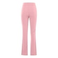 thumbnail image 6 of RYRJJ Womens Flare Yoga Dress Pants High Waist Stretch Business Work Pants Bootcut Leg Slacks Pull on Casual Bell Bottom Trousers(z1-Pink,M), 6 of 9