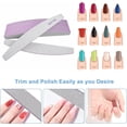 thumbnail image 2 of Lima de Uñas (50 Piezas), Limas de Uñas para Uñas Acrílicas y Uñas Naturales, Limas de Esmeril de Doble Cara 100/180 para Uñas Profesionales, 2 of 5