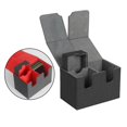 thumbnail image 4 of Card Deck Box Sleeved Card Storage Organizer Case for Trading Card Games Tcg Black gray, 4 of 8