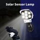 thumbnail image 4 of 2 Piezas Luces Solares Al Aire Libre 77Led PIR Lámpara con Sensor de Movimiento Cámara de Simulación Luz de Pared Solar Luces de Decoración de Jardín Impermeables, 4 of 5