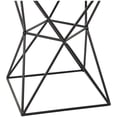 thumbnail image 6 of DecMode 14"W, 24"H Metal Contemporary Accent Table, Black, 1-Piece, 6 of 9