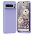 thumbnail image 1 of PANDACO Soft Shell Matte Lavender Case for Google Pixel 8 Pro, 1 of 3