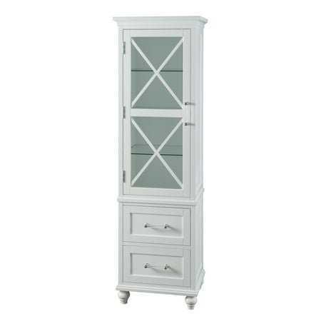 Toulouse Linen Tower with Two Drawers