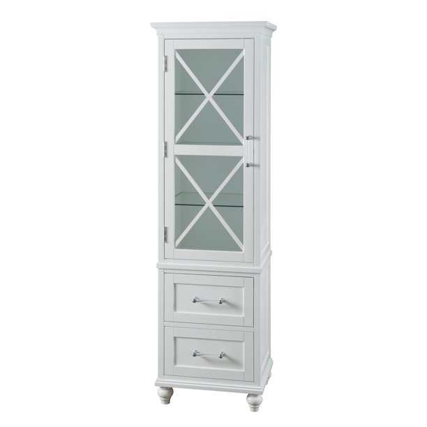 Toulouse Linen Tower With Two Drawers Walmart Com Walmart Com
