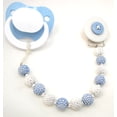 thumbnail image 3 of Button Pacifier Clip with Acrylic Beads, 3 of 4