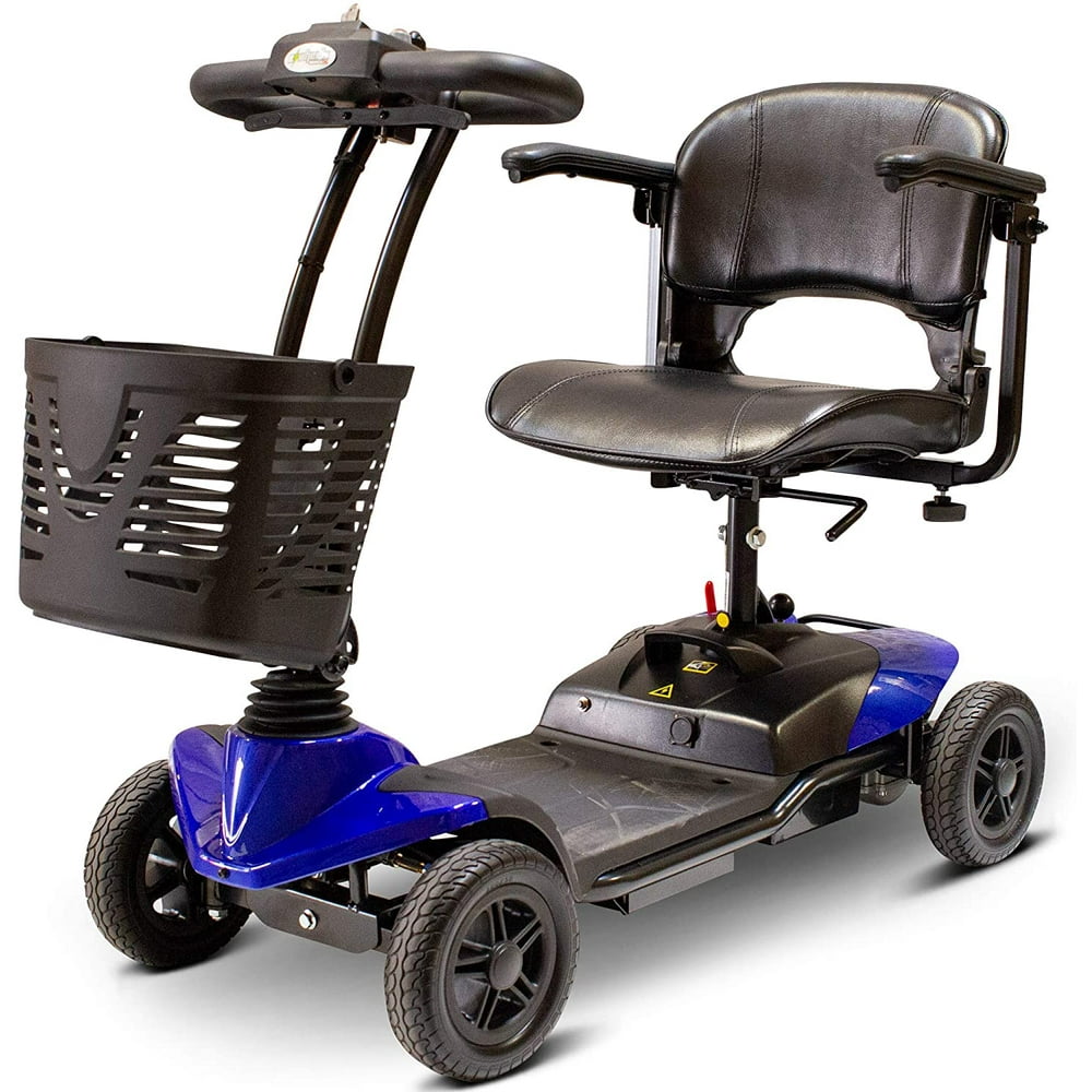 Mobility Scooter Electric Powered Mobile Wheelchair Device (Blue