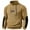 Mens Hoodies & Sweatshirts Khaki, variant on Fleece Sweatshirts for Men with Zipper Mock Neck Long Sleeve Shirts Mens Casual Color Block Pullover Slim Thermal Warm Graphic Sweatshirt Tops