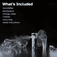 thumbnail image 3 of Portable Ultrasonic Breathing System, Humidify any liquid, with Rechargeable Battery & Whisper quiet for Home and Travel, 3 of 8