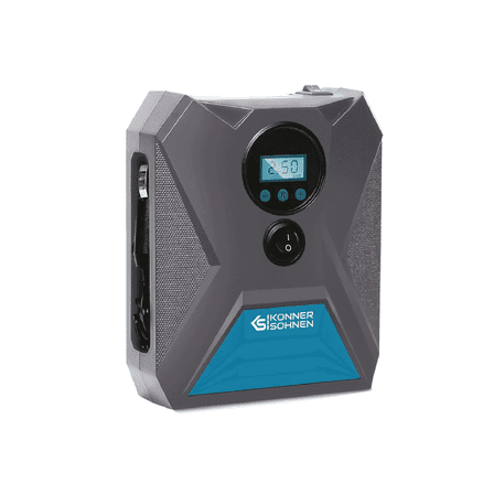 Konner & Sohnen Portable Tire Inflator with Auto-Stop Digital 12V 150 PSI Air Pump for Car Bike Ball