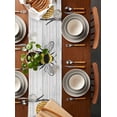 thumbnail image 2 of Farmhouse Bee Table Runner 48 Inches, Pastoral Country Bee Grey Wooden Bed Runner Dresser Scarves Tabletop for Indoor Outdoor Parties/Ceremony/Banquet, 13" x 48", 2 of 8