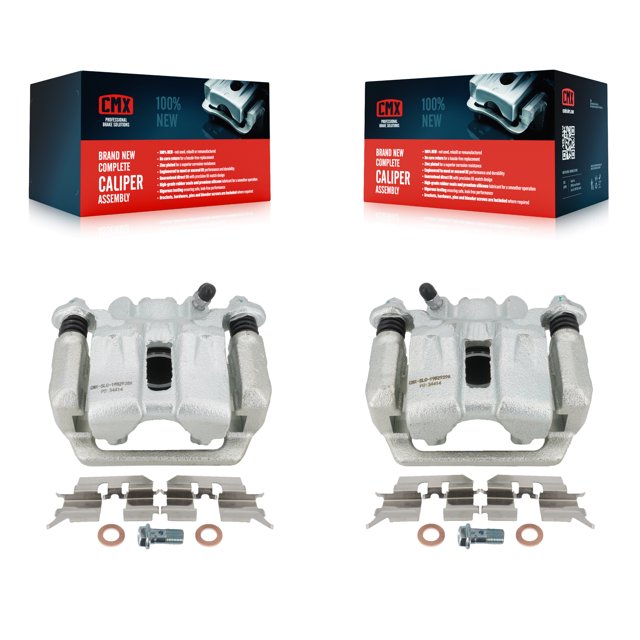 CMX Rear Disc Brake Caliper Assembly Left Right Side (Driver Passenger) Kit for Car 2006-2014 Honda Ridgeline KBC-100443