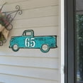 thumbnail image 5 of Pick Up Truck Wooden House Number Sign by G. DeBrekht | Love Family Kids Dcor - MA98542, 5 of 7