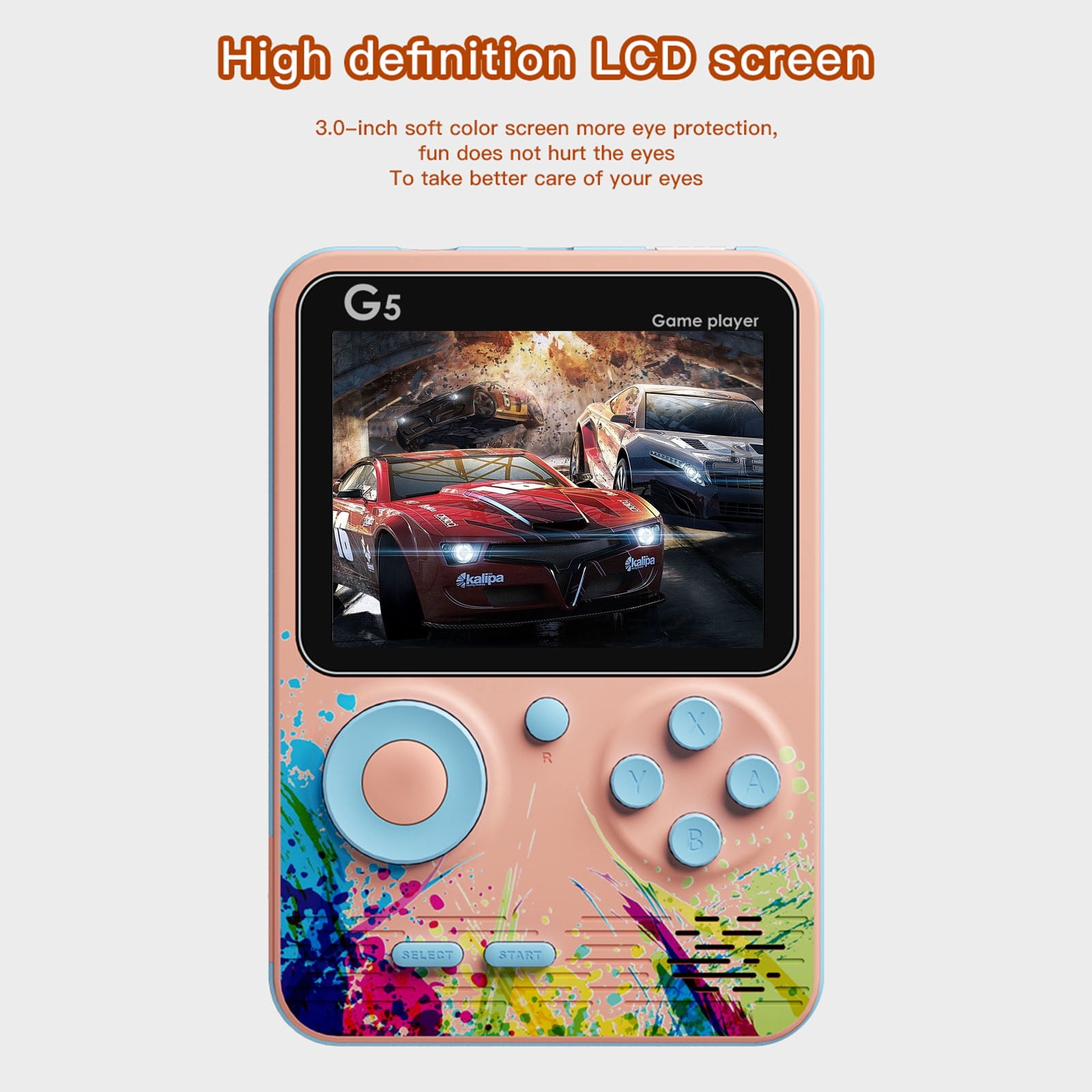 Game Console,3.0 Inch Screen Console Consoles Handheld Console Consoles 1000mah 500 Portable Console With 500 Reable Battery Screen 1000mah 1000mah Reable 1000mah Reable Battery