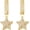 Bling Star-Gold, variant on Iced Out Dangle Hoop Earrings 14K Golden Plated 5A+ Cubic Zirconia Star Pin Lock Key Cartilage Hoop Dangle Drop Earrings For Men Women