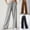 Gray, variant on Women's Spring Summer Sweatpants Elastic Waisted Lightweight Sports Long Pants Solid Color Pocketed Drawstring Pilates Yoga Workout Pants
