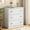 White-B, variant on IDEALSOUL 5 Drawer Dresser for Bedroom, Black Rustic Style Chest of Drawers, Retro Style 5 Drawer Dresser for Bedroom, Living Room, Bathroom