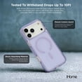 thumbnail image 5 of iHome Magnetic Velo Phone Case for iPhone 17 Pro Max - Pastel Purple, 5 of 8