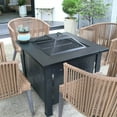 thumbnail image 5 of Spaco Square Stove Heater Smokeless Grill, Grill Over Stove, Tea Cooking Furniture Table, Fire Pit Stove for Outdoor, Black, 5 of 13