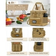 thumbnail image 2 of Holuxer Insulated Lunch Boxes for Men - Double Deck Lrage Lunch Bags for mens, Soft Adult Lunchbox for Work, Expandable Lunch Cooler Bag for Beach Picnic Camping Outdoor Travel (Brown,16L), 2 of 6